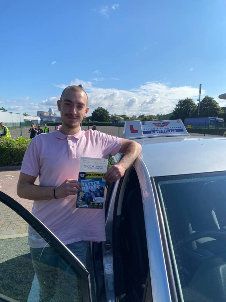 Tyler Palmer Tyler Palmer passes his test with Burton Driving School - Driving lessons in burton on trent