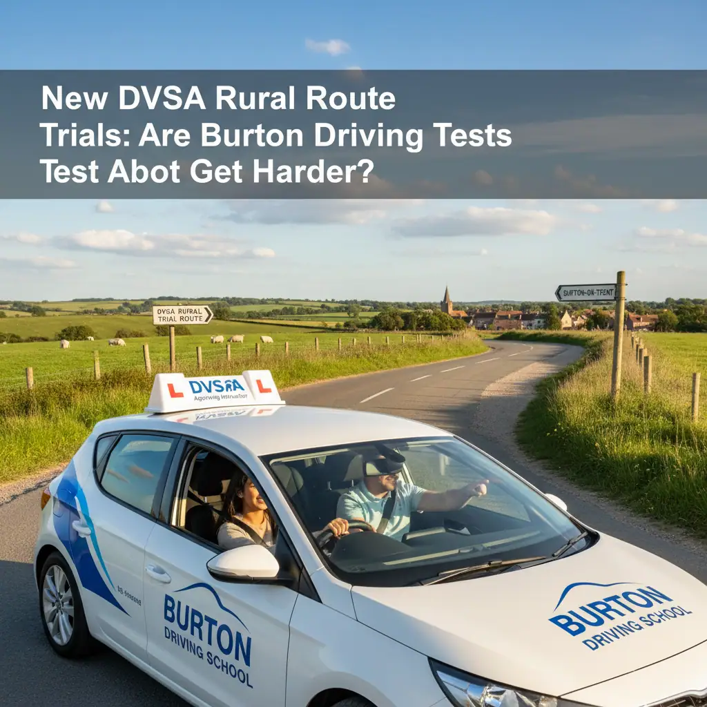 New DVSA Rural Route Trials: Are Burton Driving Tests About to Get Harder?